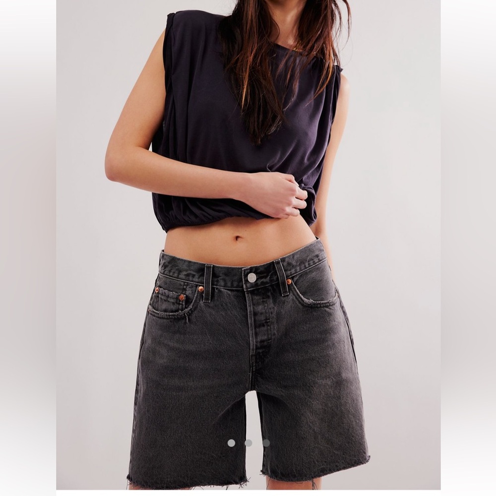 Levi’s 90s 501 black Jean denim shorts